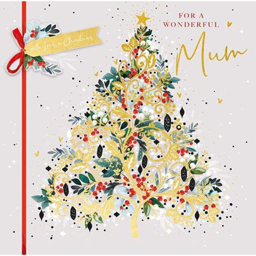 Picture of FOR A WONDERFUL MUM CHRISTMAS CARD